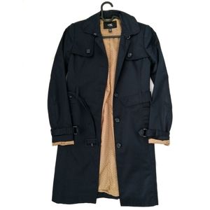 Navy Blue Trench Coat